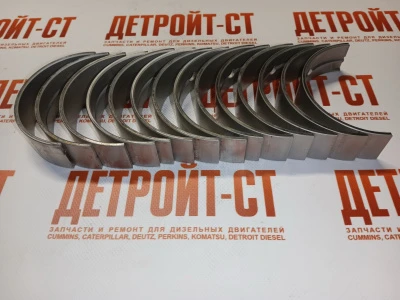 Вкладыши коренные 0,25 Cummins QSM/ISM/M-11 4025121 (3400711, 4319792, 4025120, 3801150, 3016770, 4319798, 3400710) фото запчасти