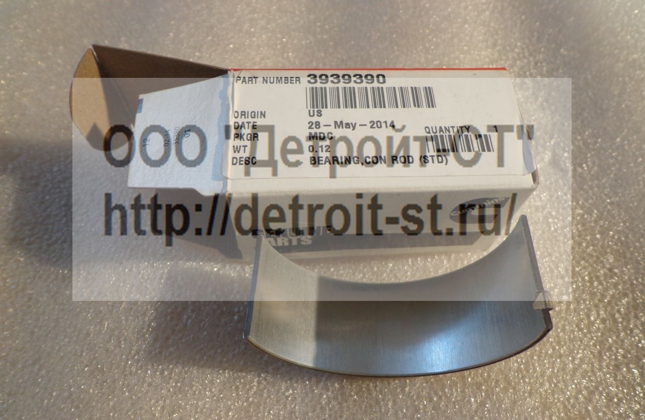 Шатунный вкладыш STD Cummins B4,5 3939390 фото запчасти
