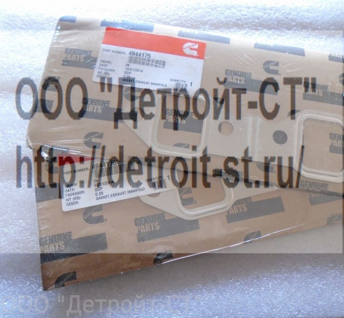 Прокладка выпускного коллектора Cummins B 3.3, QSB 3.3 4944175 (6205115811) фото запчасти