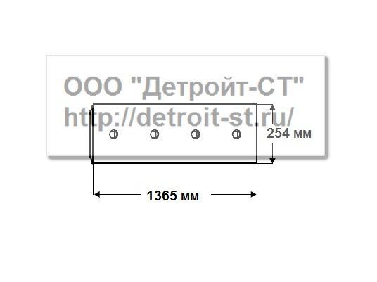 Нож Komatsu 41E-70-15221 (кол-во отверстий - 9) WD600-1-3 фото запчасти