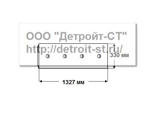 Нож Komatsu 195-71-51671 (кол-во отверстий - 9) D375A-1 фото запчасти