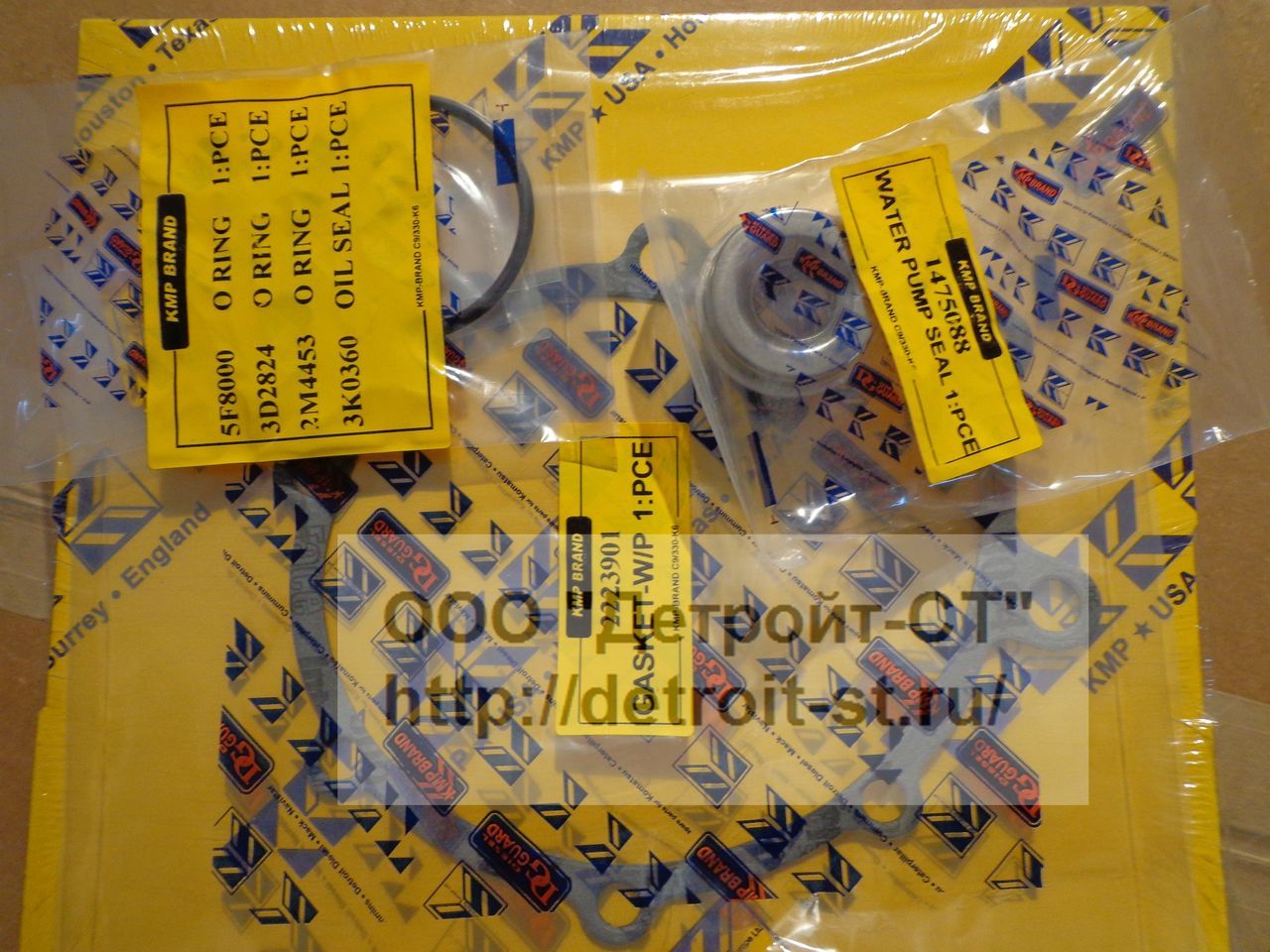 Набор прокладок водяного насоса Caterpillar, CAT KMP-C9-K6 фото запчасти