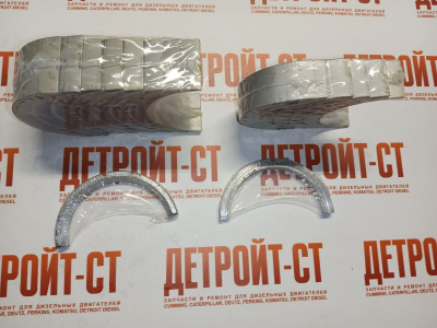 Вкладыши коренные 0,25 Cummins N-14 3801261 (3030217) фото запчасти