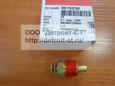 Датчик температуры охлаждающей жидкости Cummins 3015238 (301523800, 50680, 050680, M-3015238) фото запчасти