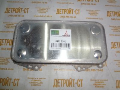 Радиатор масляный Deutz 04912101 (4912101,0491-2101, 20190520121, 041820201201, 20190520122, 04254427, 4254427, 0425-4427) фото запчасти