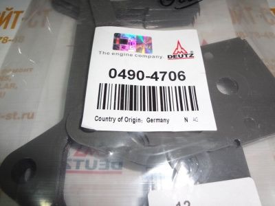 Прокладка Deutz 04904706 (4904706, 0490-4706, 04904219, 0490-4219) фото запчасти