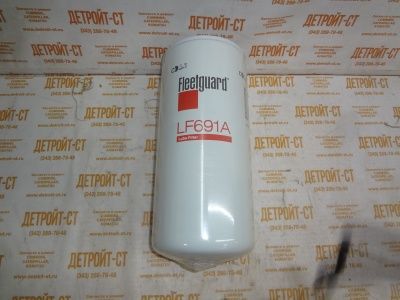 Фильтр масляный Cummins LF691A (51792, P554005, WD13145/1, 1R1808, 1R0716, C5502, P551808, 2P4005, LF691, LF3374, LF3566, LF9691, LF9691A) фото запчасти