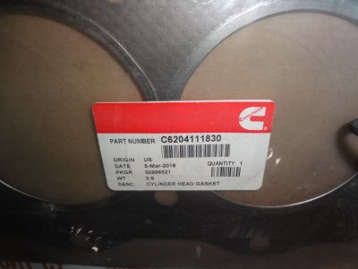 Прокладка ГБЦ C6204111830 фото запчасти
