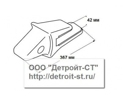 Коронка Komatsu  207-939-3120 (модели: PC300-PC360) фото запчасти