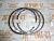 Комплект поршневых колец Cummins B3.3, QSB3.3, Komatsu S4D95LE, S6D102E 6205312220 (6205312220, 6205312300, 6205-31-2300) фото запчасти