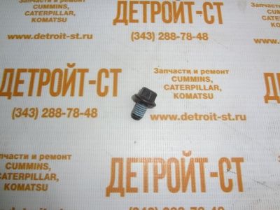 Болт с шестигранной головкой и фланцем крепления блока шестерён, топливопроводов Cummins 4070463 фото запчасти