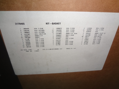 Комплект прокладок 3179465 (317-9465, CTP3179465) фото запчасти