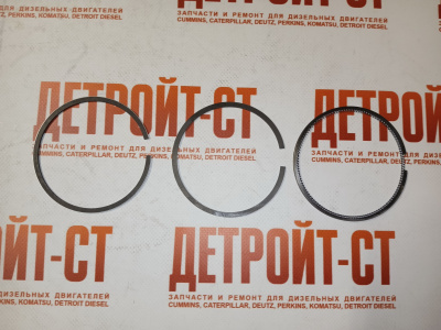 Комплект поршневых колец Cummins B3.3, QSB3.3, Komatsu S4D95LE, S6D102E С6205312300 (6205312220, 6205312300, 6205-31-2300) фото запчасти