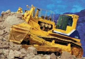 Самый большой в мире бульдозер — Komatsu D575A
