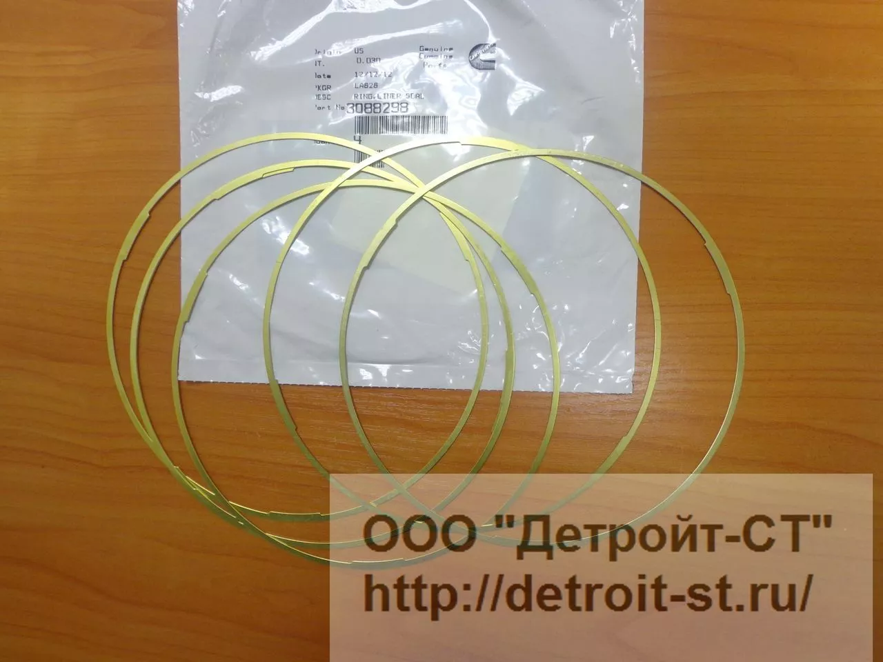 Кольцо уплотнительное на гильзу Cummins KTA19 3088298 фото запчасти