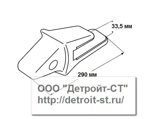Коронка Komatsu  205-939-7120 (модели: PC200-PC220, PW210) фото запчасти