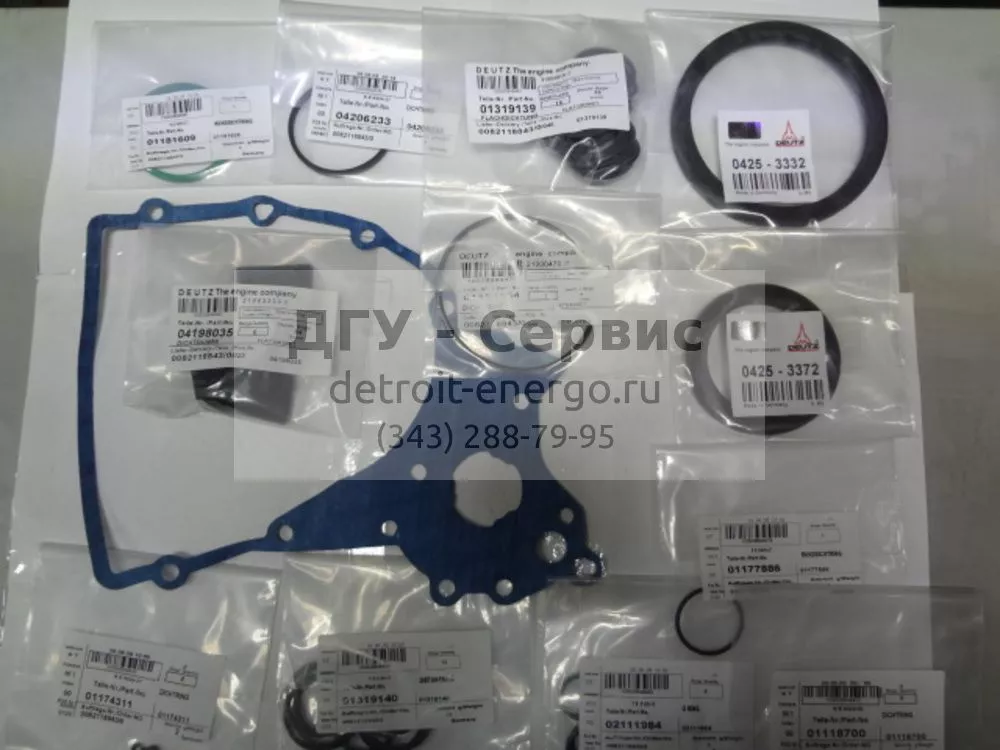 Набор прокладок Deutz 02931738 (0293-1738) фото запчасти