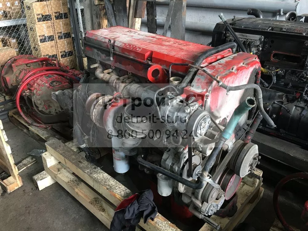 Двигатель Cummins ISX-15 б/у после ремонта фото запчасти